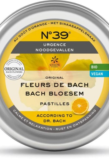 Lemonpharma Bach Pastille noodgeval nr. 39 bio (45 Gram)