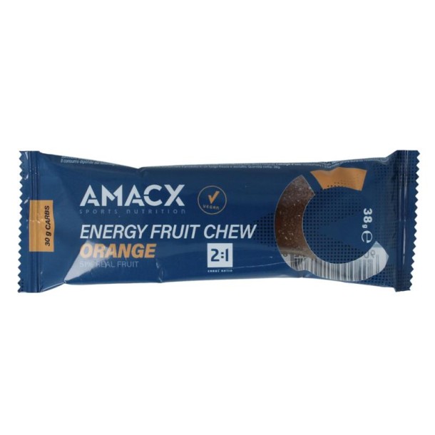 Amacx Energy fruit chew orange (38 Gram)