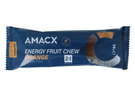 Amacx Energy fruit chew orange (38 Gram)