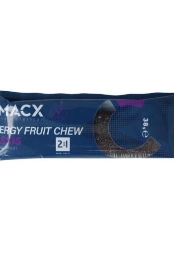 Amacx Energy fruit chew cassis (38 Gram)