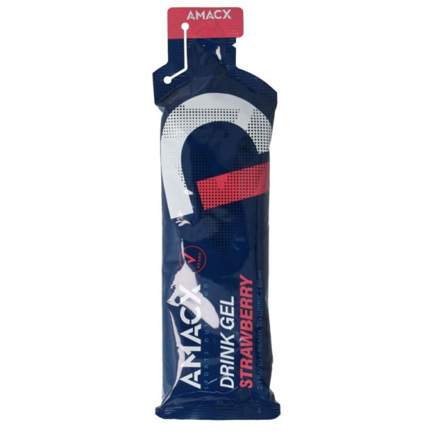 Amacx Energy drink gel strawberry (60 Milliliter)