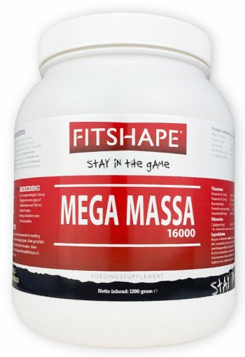 Fitshape Mega 16000 I vanille (1200 Gram)