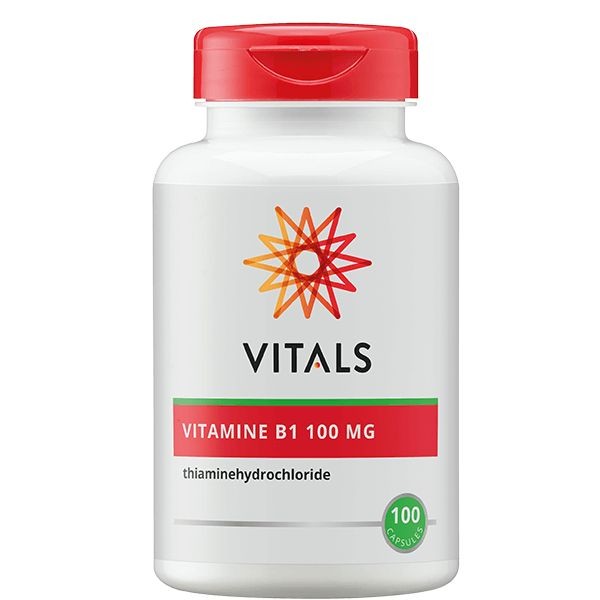 Impasse pijnlijk regeling Vitals Vitamine B1 thiamine 100 mg (100 capsules)