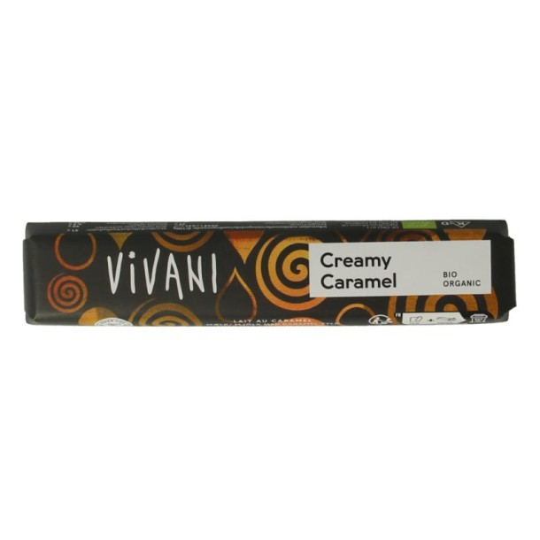 Vivani Chocolate To Go creamy caramel bio (40 Gram)