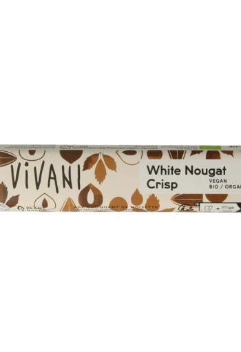 Vivani Chocolate To Go white nougat crisp bio (35 Gram)