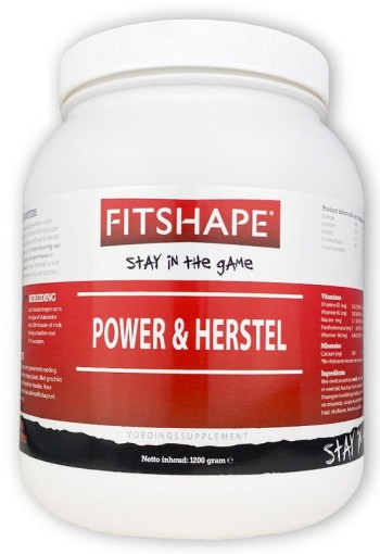 Fitshape Power & herstel banaan (1200 Gram)