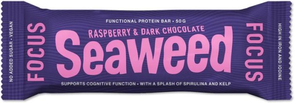 Seaweed & Friends Seaweed proteinbar focus raspberry (50 Gram)
