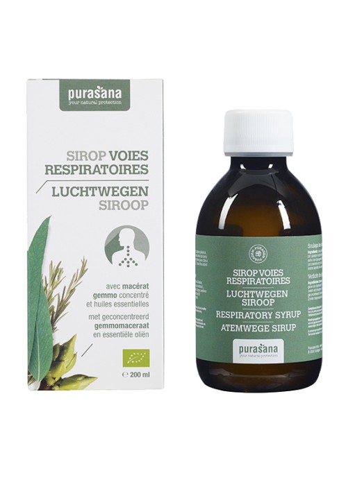 Purasana Puragem luchtwegen siroop bio (200 Milliliter)