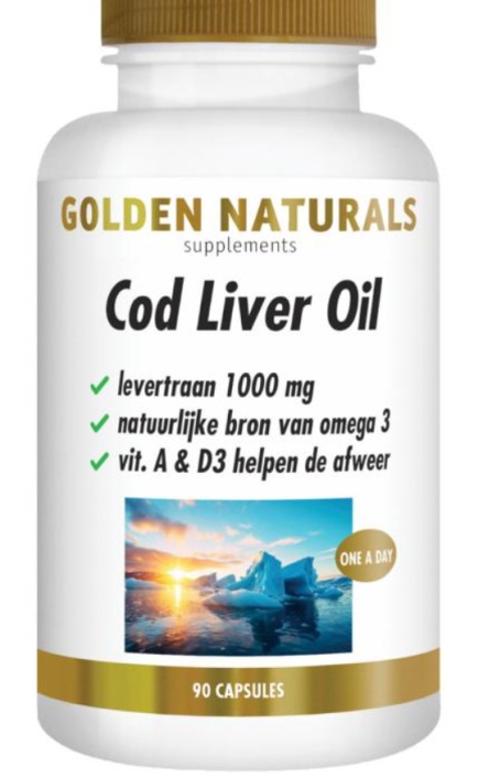 Golden Naturals Cod liver oil (90 ca)