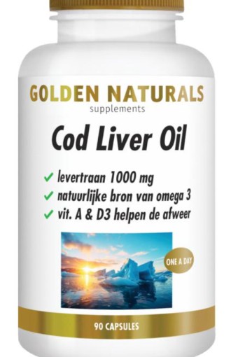 Golden Naturals Cod liver oil (90 ca)