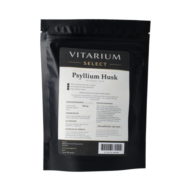 Natuurlijk.fit Psylliumvezels 500mg (200 Capsules)