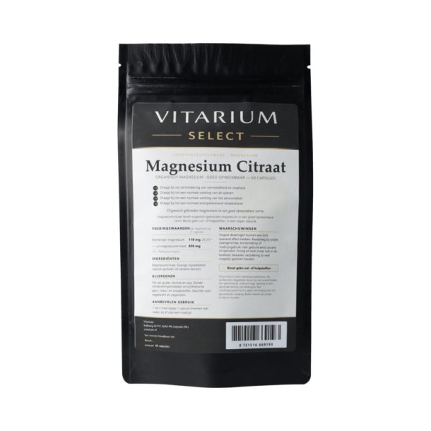 Natuurlijk.fit Magnesium Citraat (60 Capsules)