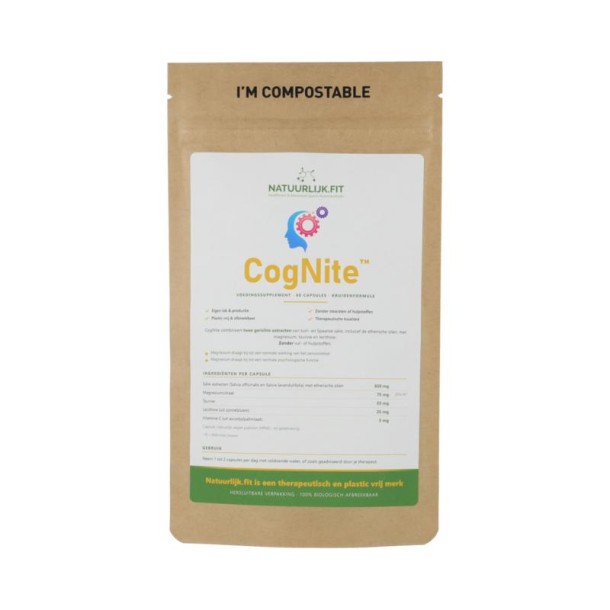 Natuurlijk.fit CogNite salie extract (60 Capsules)
