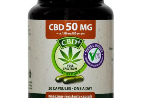 Jacob Hooy CBD Capsules 50 MG 30 stuks