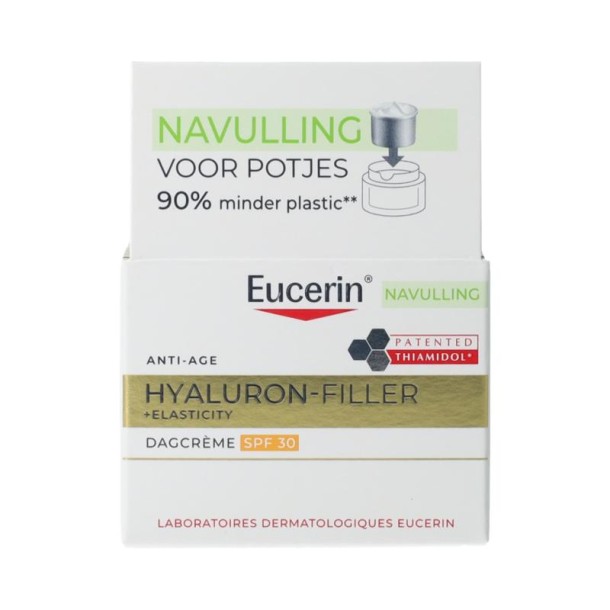 Eucerin Hyaluron-filler + elasticity dagcreme SPF30 navul (50 Milliliter)