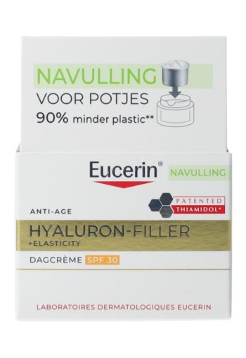 Eucerin Hyaluron-filler + elasticity dagcreme SPF30 navul (50 Milliliter)