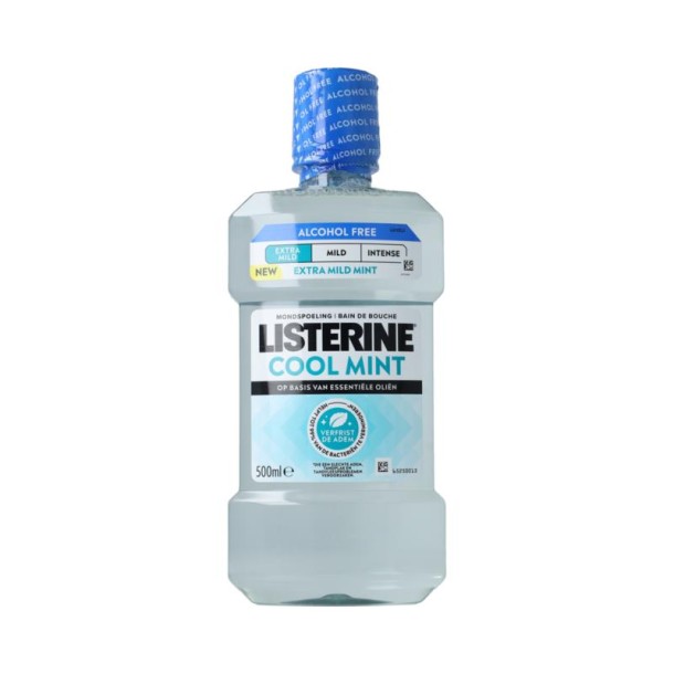 Listerine Listerine Coolmint AlcoholFree Extra Mild 500ml (500 Milliliter)