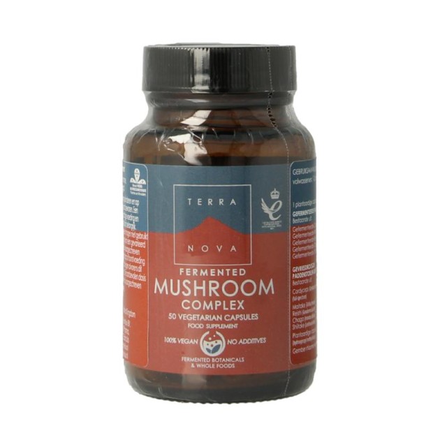 Terranova Fermented mushroom complex (50 Vegetarische capsules)