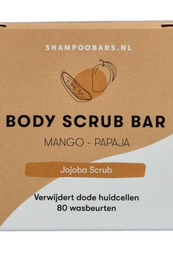 Solyd Body scrub bar mango & papaja (60 Gram)