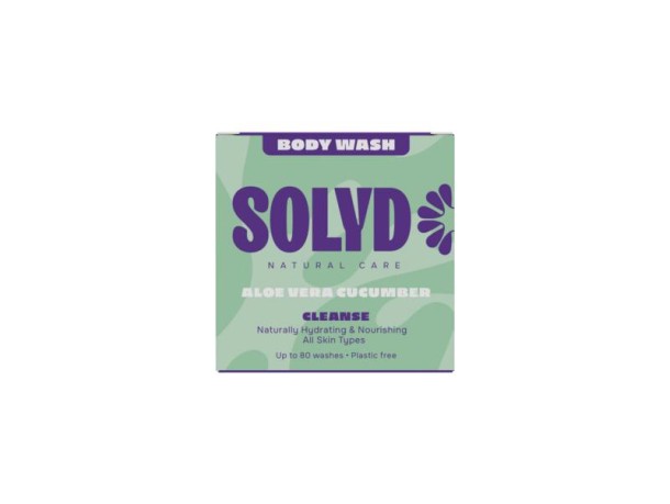 Solyd Body Wash Bar Aloe Vera Cucumber (60 Gram)