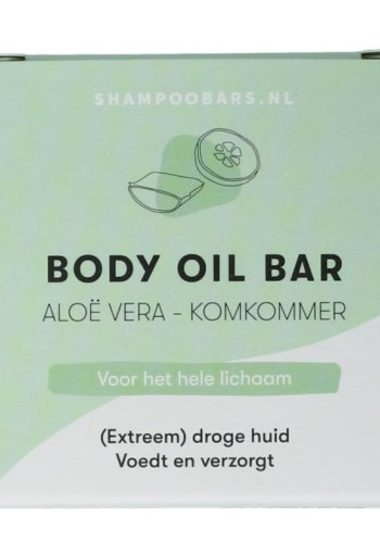 Solyd Body oil bar aloe vera & komkommer (45 Gram)