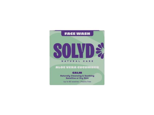 Solyd Face Wash Bar Aloe Vera Cucumber (60 Gram)