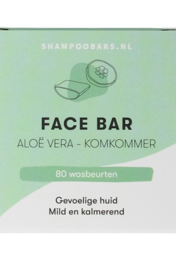 Solyd Face bar aloe vera & komkommer (60 Gram)