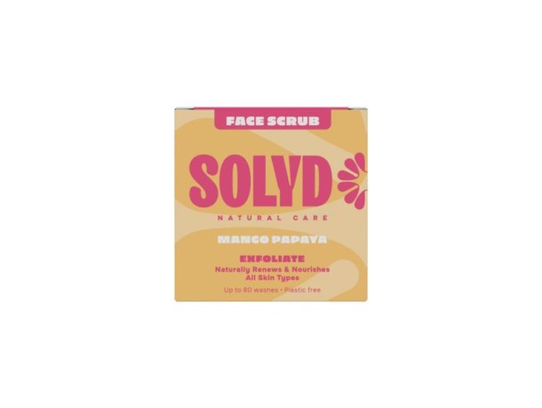 Solyd Face Scrub Bar Mango Papaya (60 Gram)