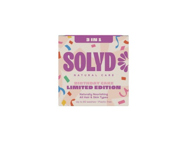 Solyd 3-in-1 Bar Birthday Cake (60 Gram)