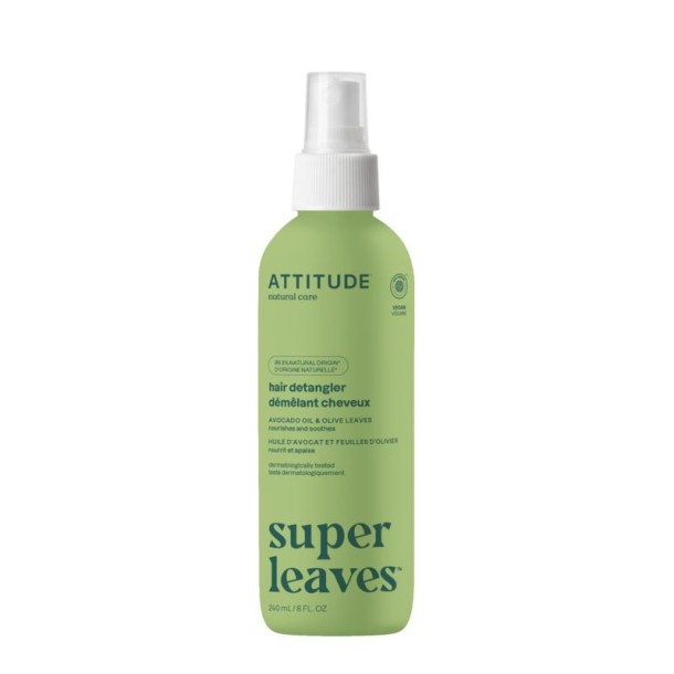 Attitude Super leaves anti klit haarspray olive leaves (240 Milliliter)