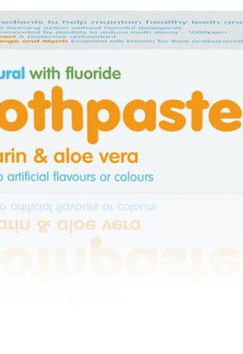 Green People Organic children mandarin toothpaste with fluoride (50 Milliliter)