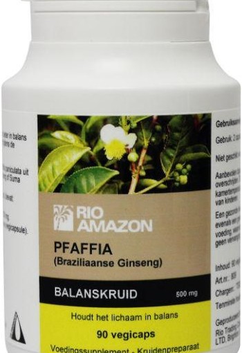 RIO Pfaffia balanskruid voordeelverpakking (90 Capsules)