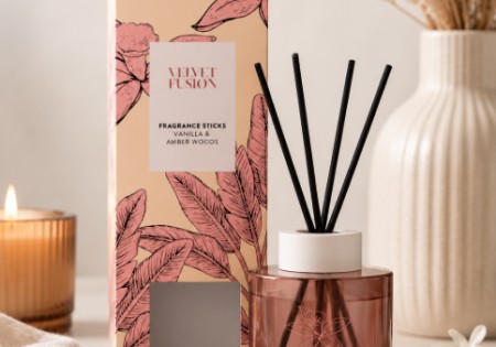 Etos Velvet Fusion Geurstokjes 200 ML