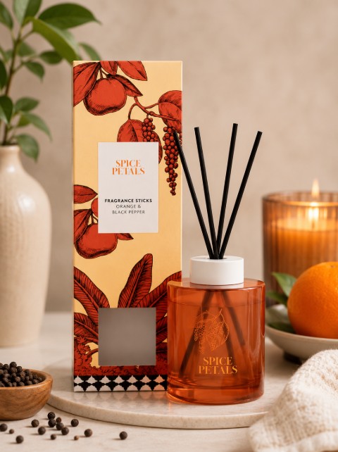 Etos Spice Petals Geurstokjes 200 ML