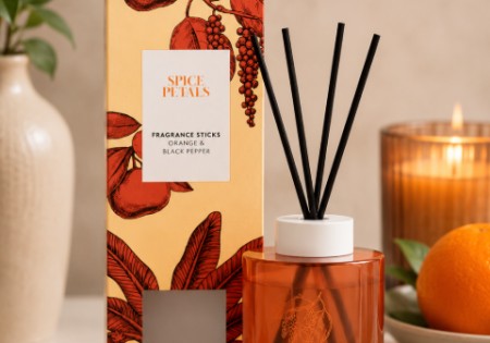 Etos Spice Petals Geurstokjes 200 ML