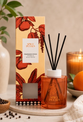 Etos Spice Petals Geurstokjes 200 ML