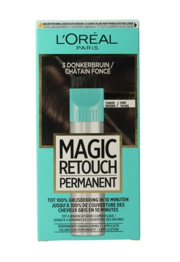 Magic Retouch Permanente haarkleuring nr 3 donkerbruin 1 Stuks