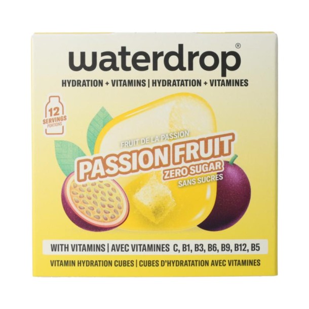 Waterdrop Microdrink sky passion fruit bruistabletten (12 Stuks)