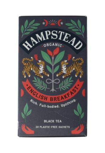 Hampstead Thee English breakfast bio (20 Zakjes)