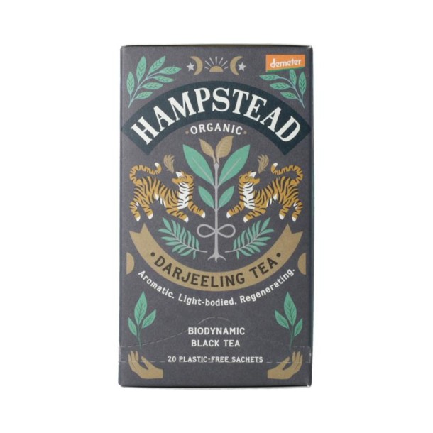 Hampstead Thee darjeeling bio demeter (20 Zakjes)