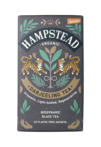 Hampstead Thee darjeeling bio demeter (20 Zakjes)