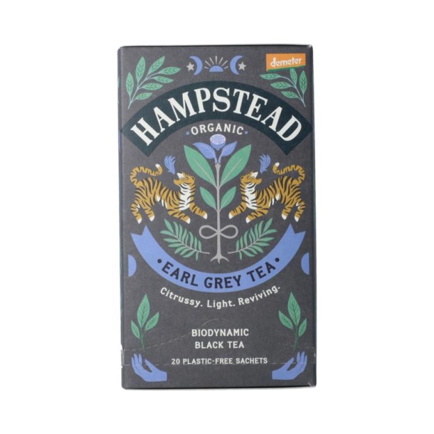 Hampstead Thee earl grey bio demeter (20 Zakjes)