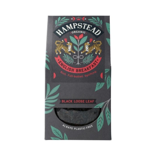 Hampstead Thee English breakfast los bio (100 Gram)