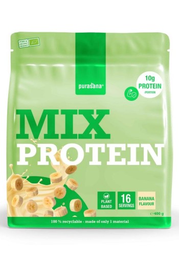 Purasana Plant protein mix banaan bio (400 Gram)