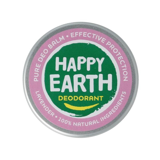 Happy Earth Pure deodorant balm lavender 45 Gram