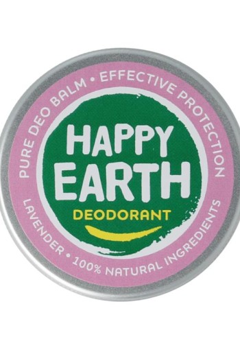 Happy Earth Pure deodorant balm lavender 45 Gram