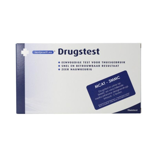 Testjezelf.nu Testjezelf.nu Drugstest MCAT (3MMC) in urine (2 Stuks)
