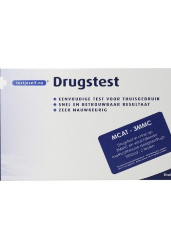 Testjezelf.nu Testjezelf.nu Drugstest MCAT (3MMC) in urine (2 Stuks)