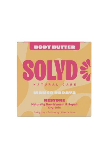 Solyd Body Butter Bar Mango Papaya (45 Gram)