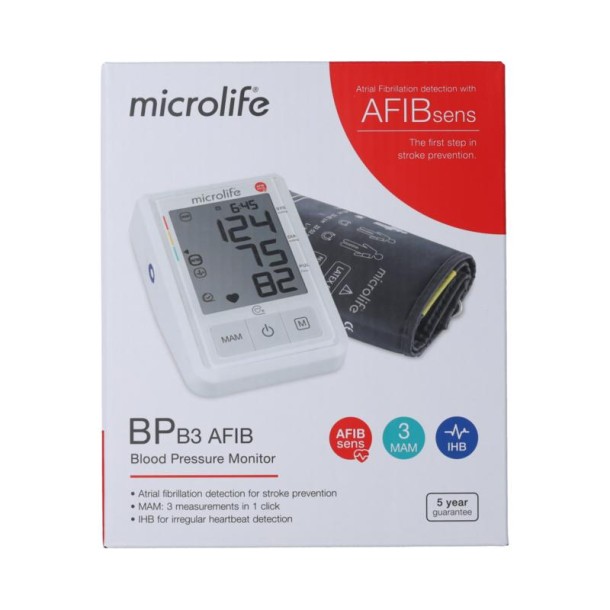 Microlife MIC BPB3 AFIB Bloeddrukmonitor (1 Stuks)